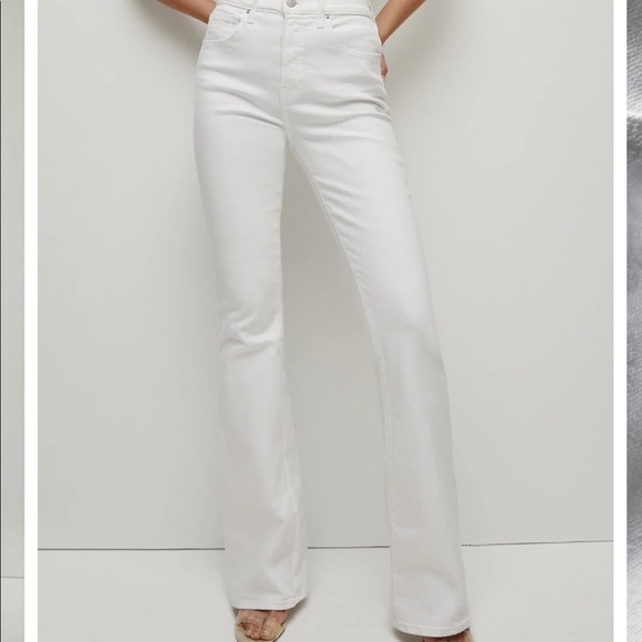 BNWT Veronica Beard Beverly Skinny-Flare Jeans in white! - Picture 3 of 5